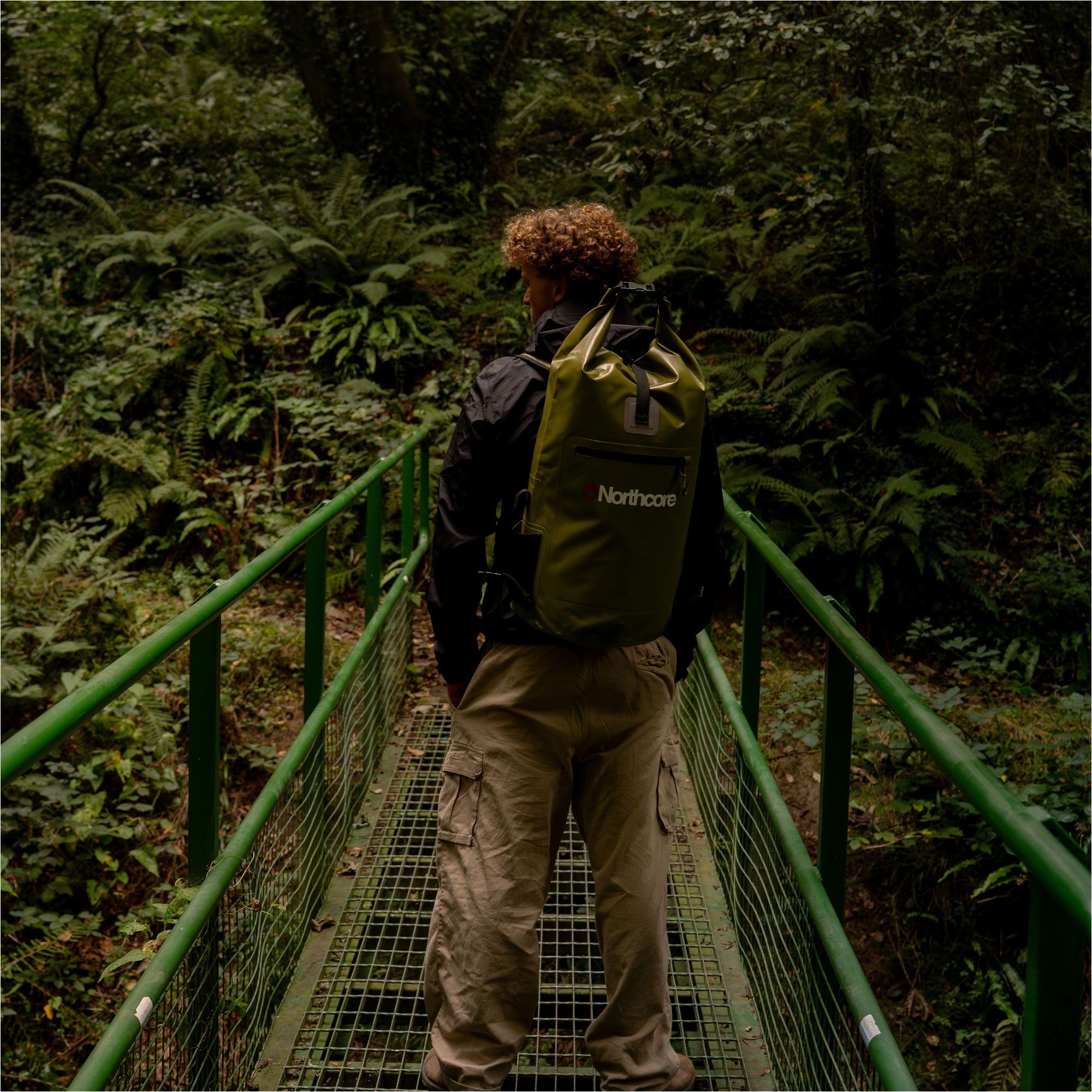 2026 Northcore 30L Waterproof Haul Backpack N30LWHBP - Olive Green